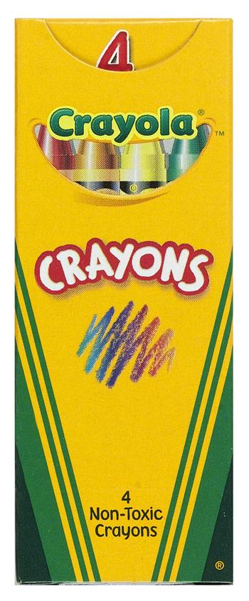 4 pack crayola crayons