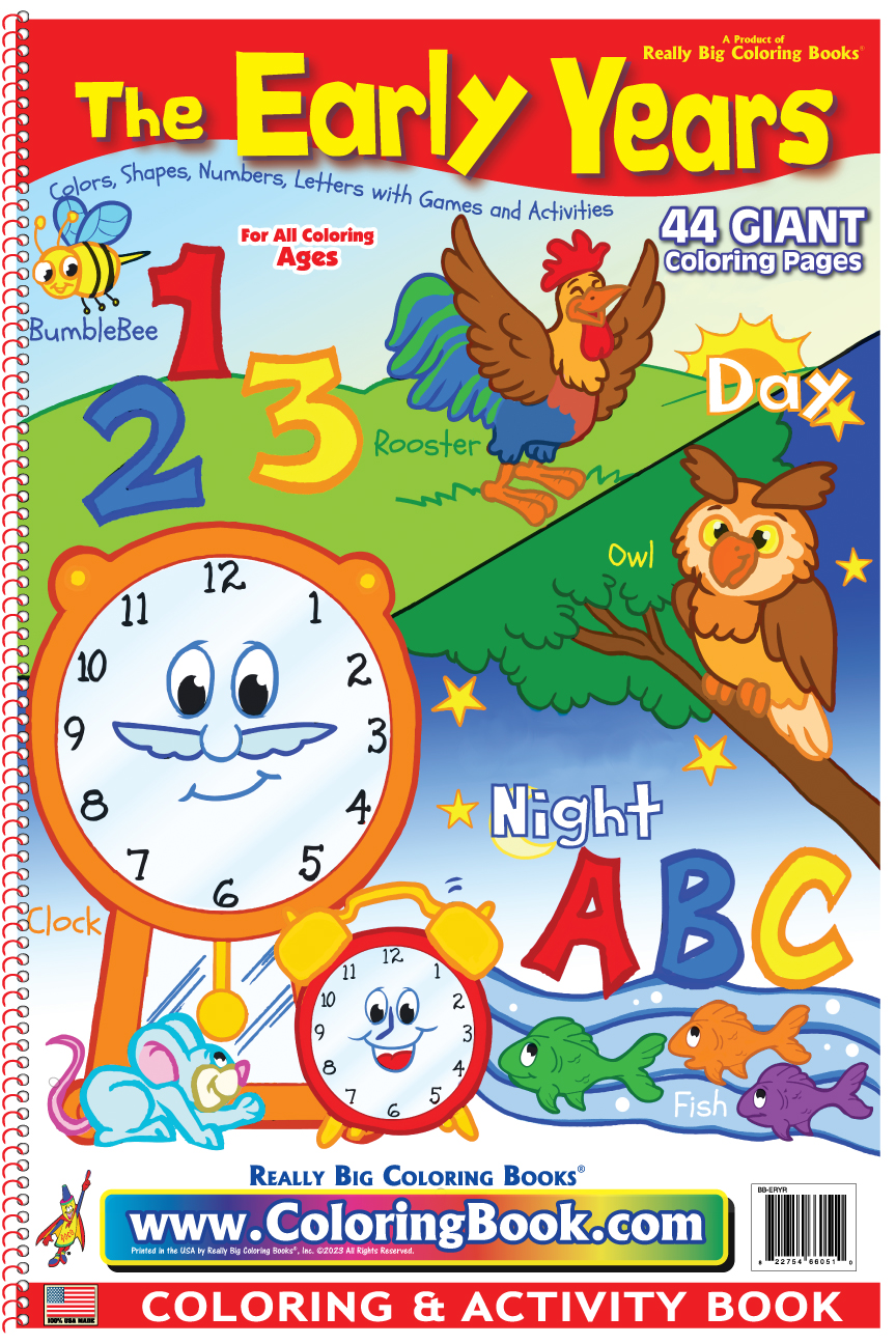 Early Years Really Big Coloring Book