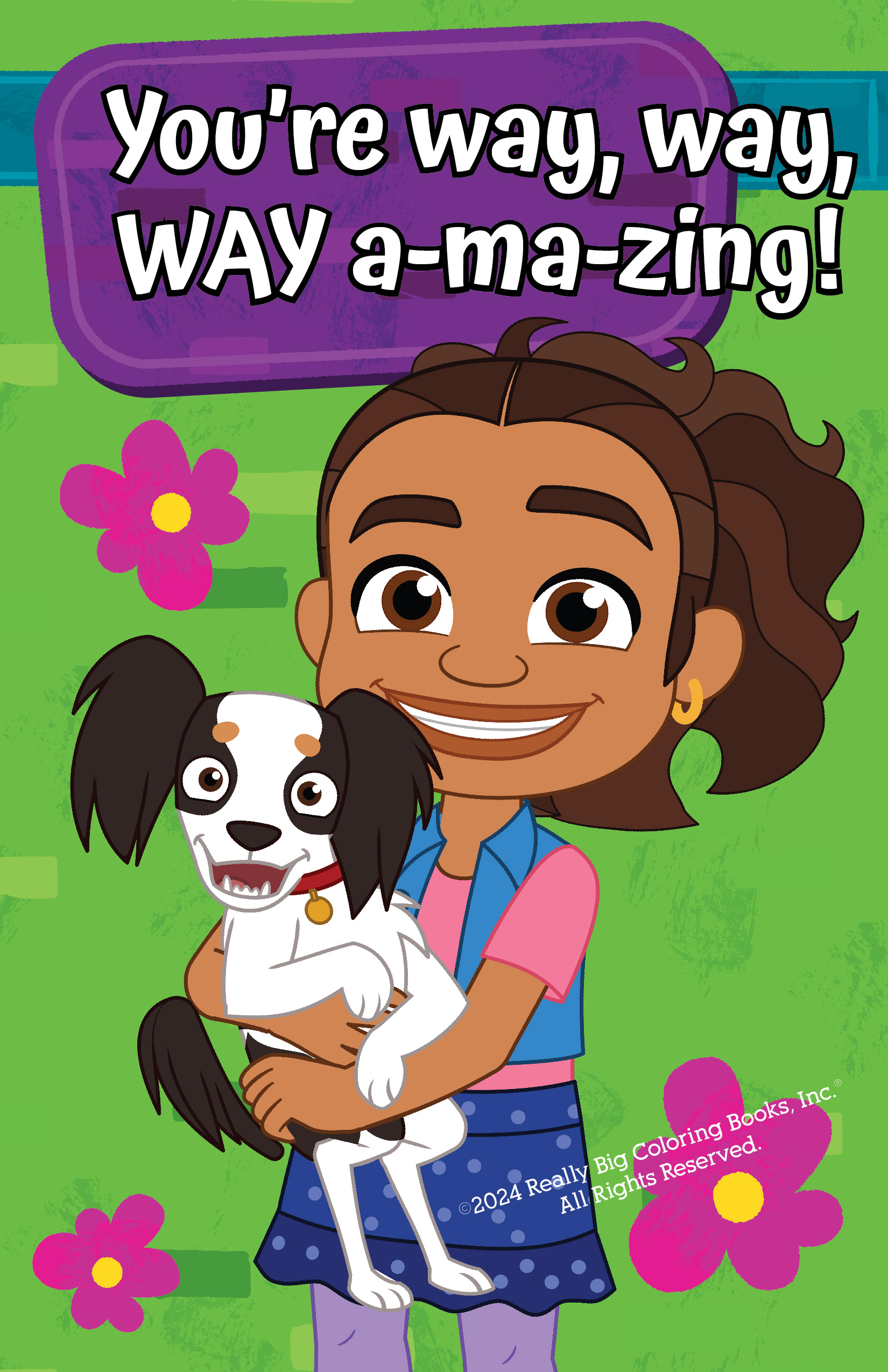 Almas Way Greeting Card 5.5" x 8.5" , with fun quotes and messages from Alma.