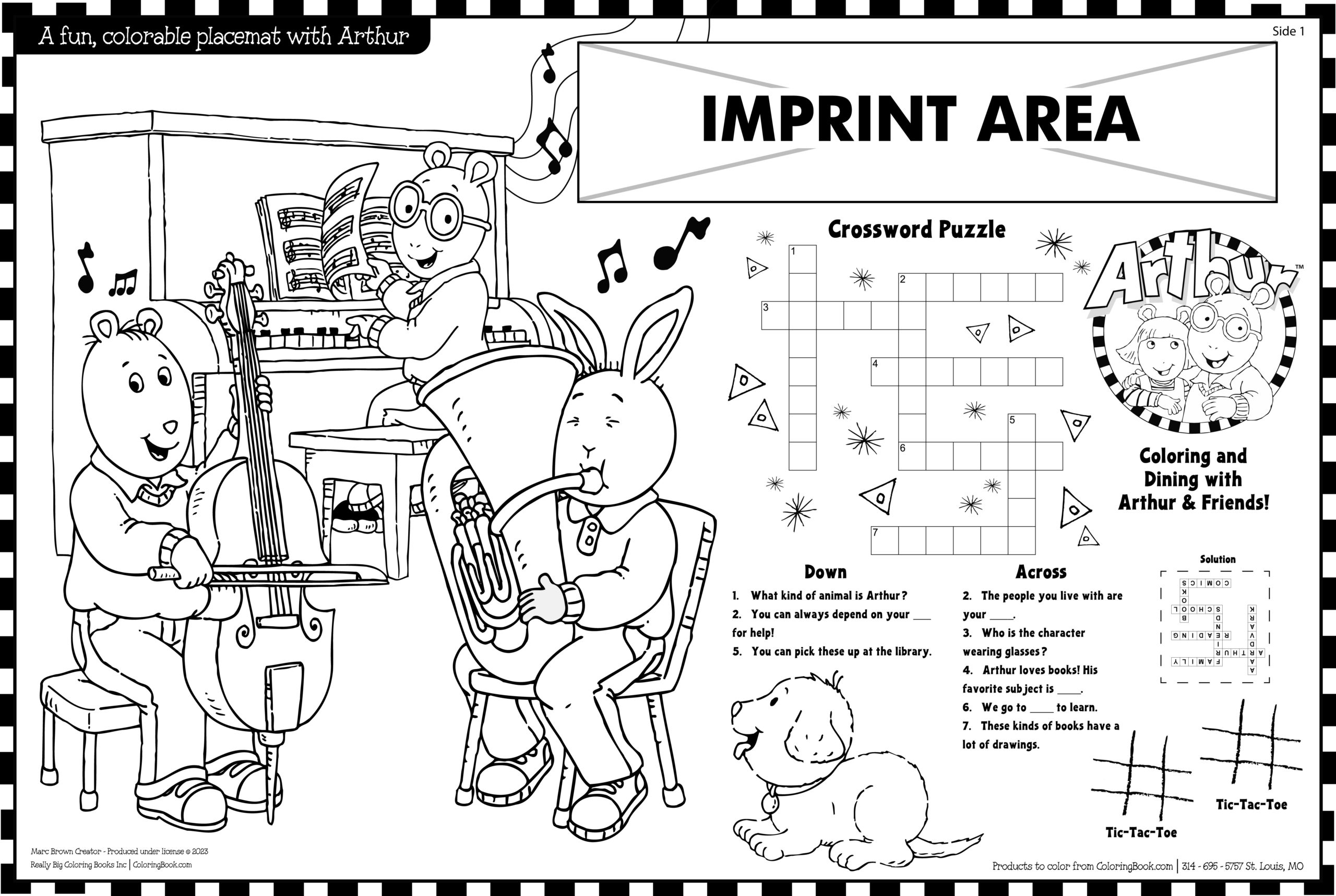 Arthur Imprint Placemat 2