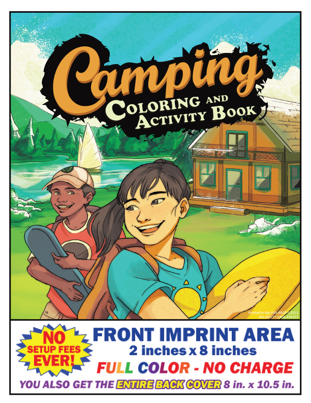 Camping Imprint Coloring and Activity Book