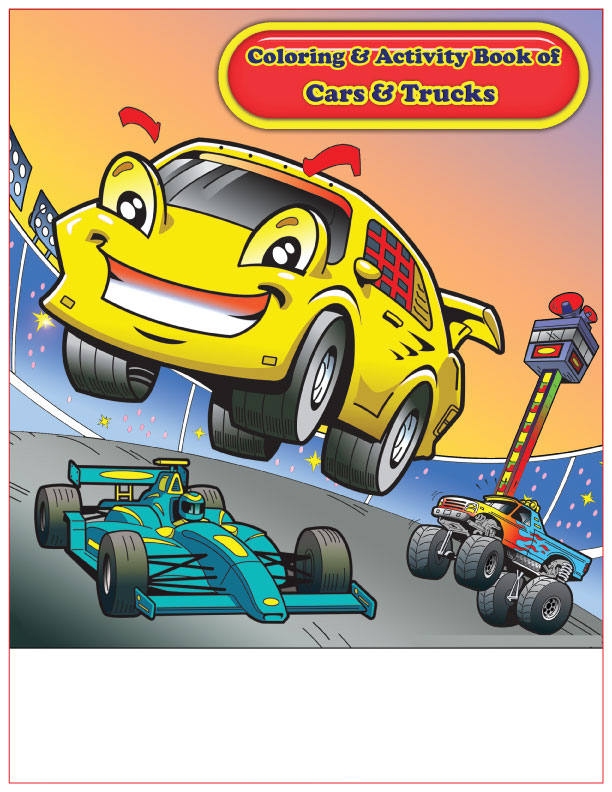 Cars Imprint Coloring Book