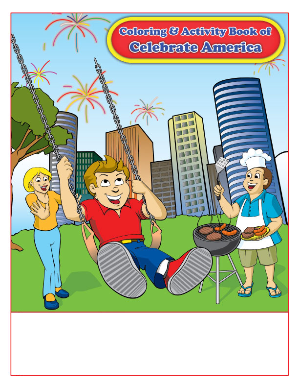 Celebrate America Fourth of July Imprint Coloring Book