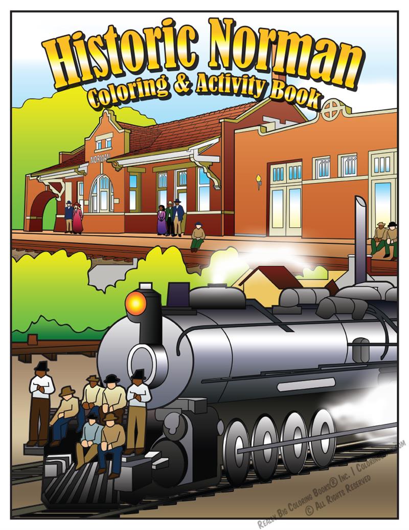 Historic Norman Oklahoma Coloring and Activity Book