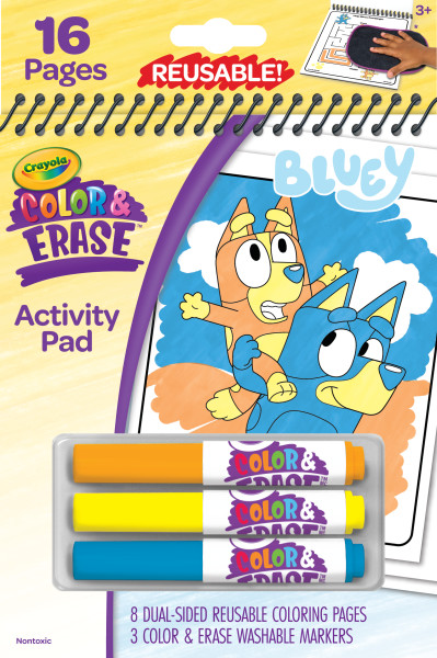 Color & Erase Reusable Activity Pad Bluey