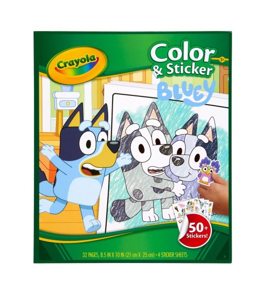 color and sticker bluey 32 pg