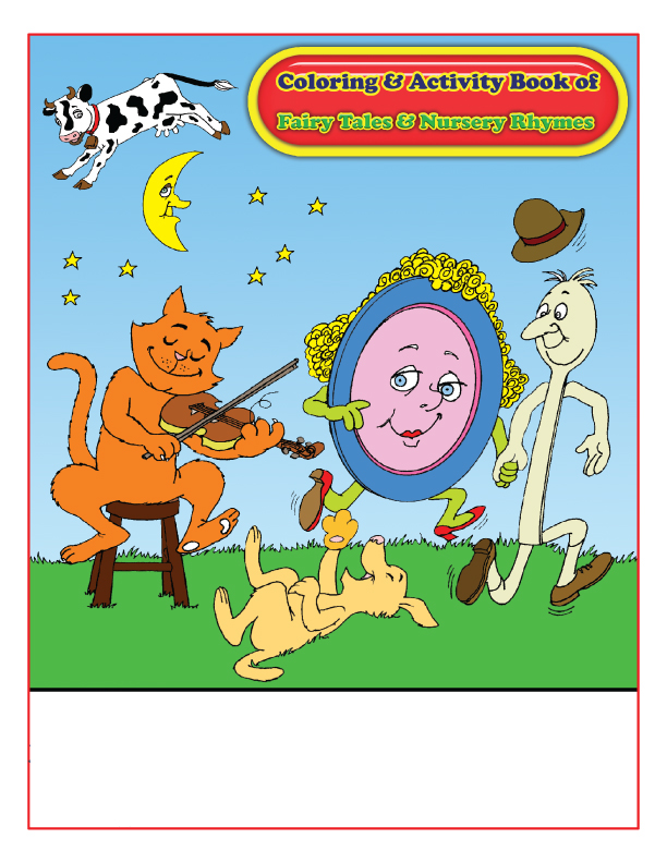Fairy Tales and Nursery Rhymes Imprint Coloring Book