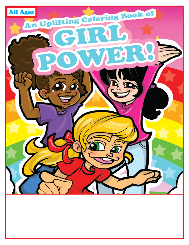 Girl Power Imprint Coloring Book