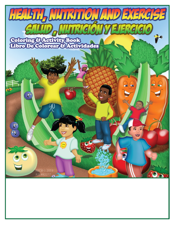Health Nutrition and Exercise Imprint Coloring Book