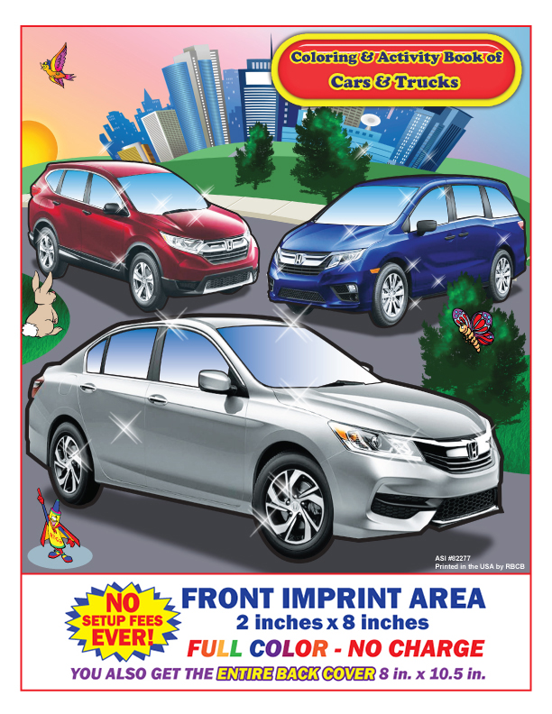 Honda Imprint Coloring and Activity Book