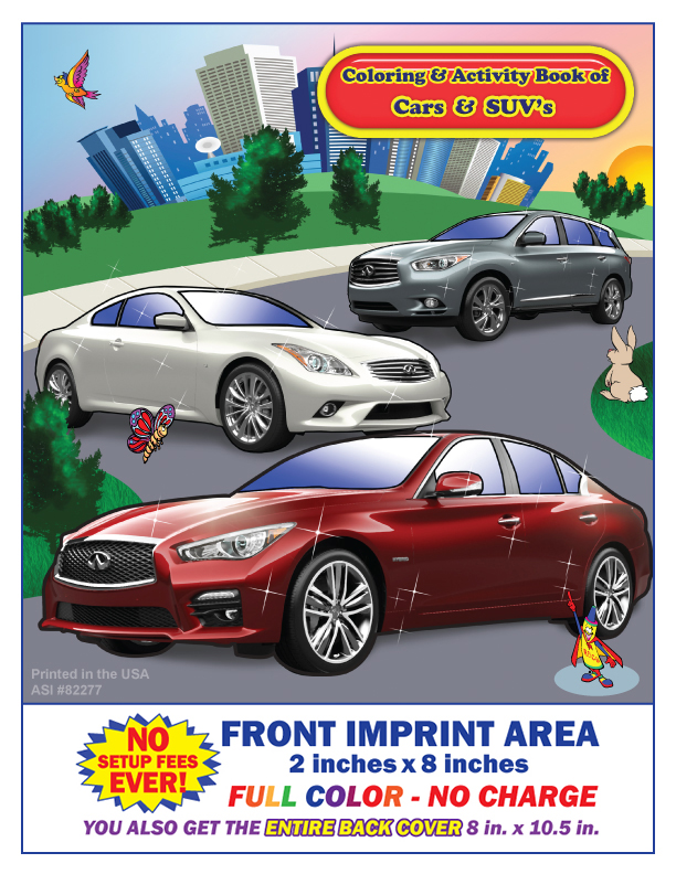 Infiniti Imprint Coloring and Activity Book