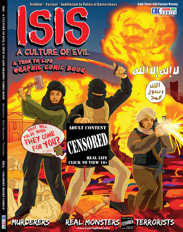 ISIS, an anti-terror comic book for older kids and adults.