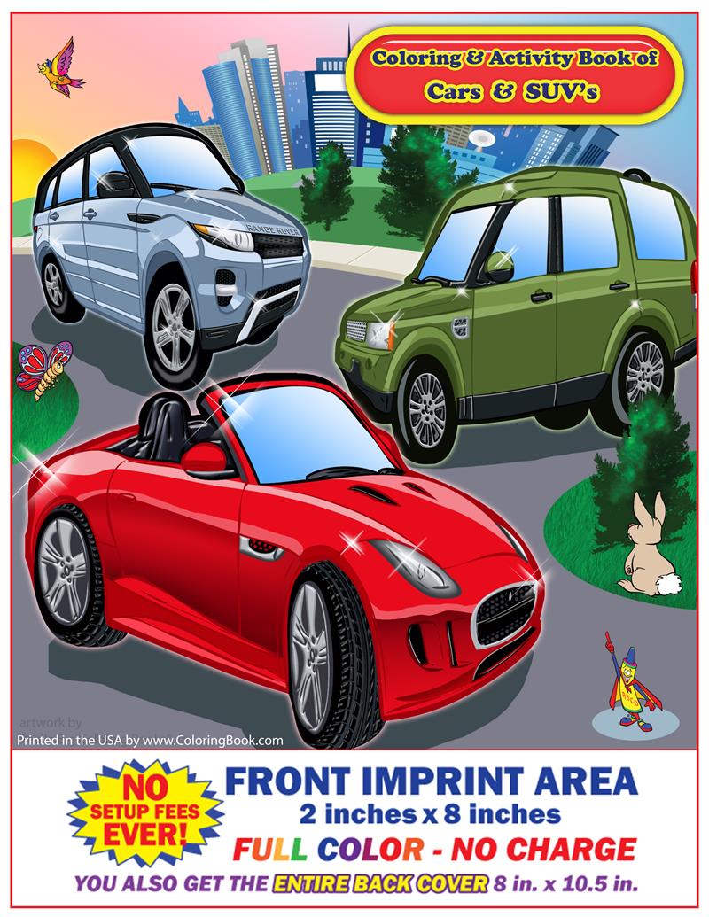 Jaguar Land Rover Imprint Coloring and Activity Book
