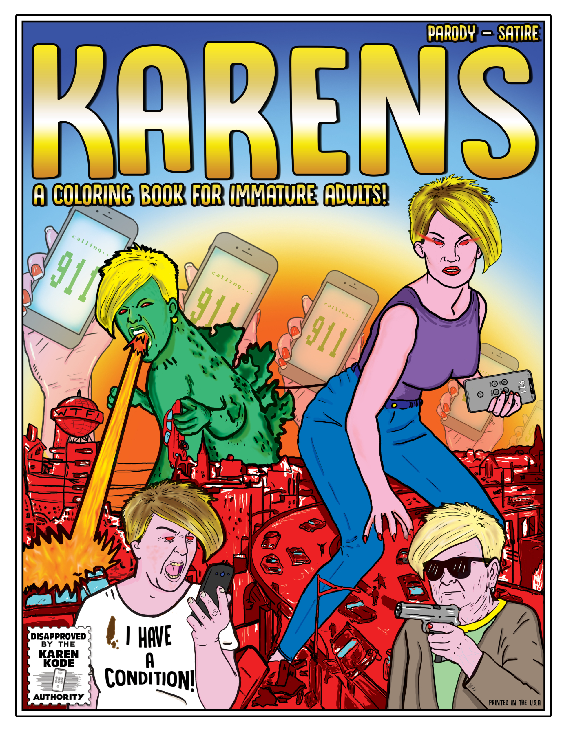Karen's adult coloring book