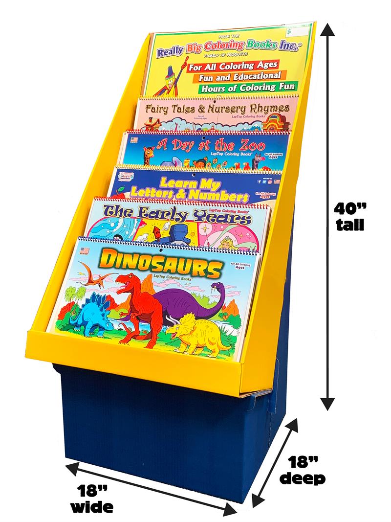 Retail Display unit, 5 books 12 each