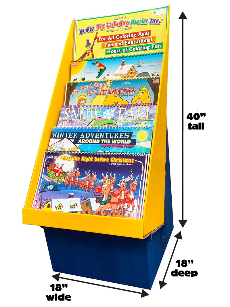 LapTop Coloring Book Christmas title displays.