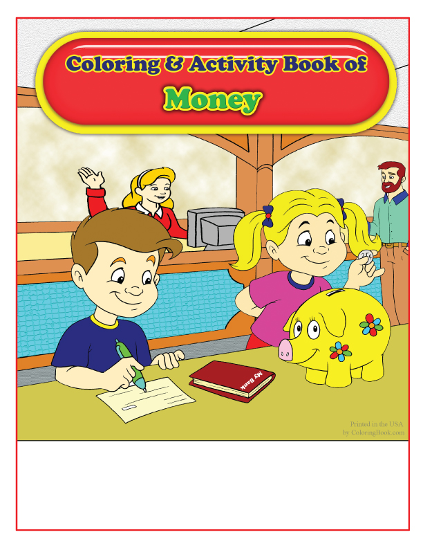 Money Imprint Coloring Book