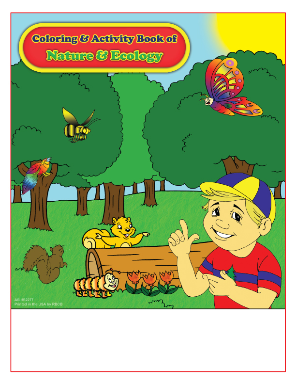 Nature and Ecology Imprint Coloring Book