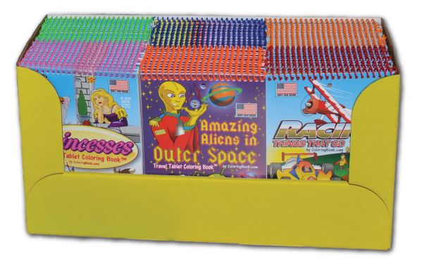 Counter Top Coloring Book Display