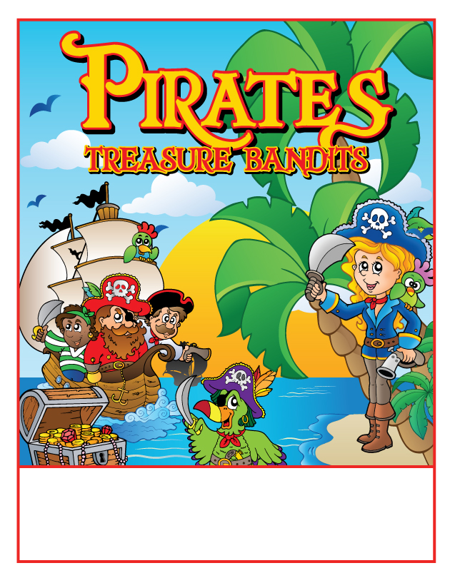 Pirate Imprint Coloring Book