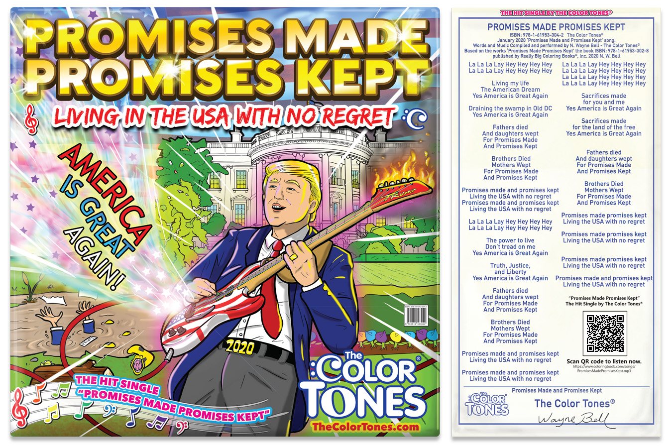 The Color Tones® and Really Big Coloring Books® Promises Made Promises Kept by The Color Tones® in St. Louis, MO.