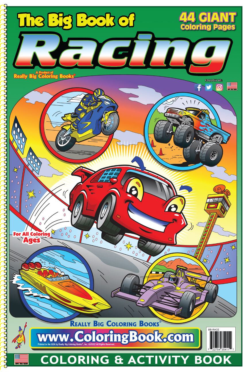 Racing Big Coloring Book