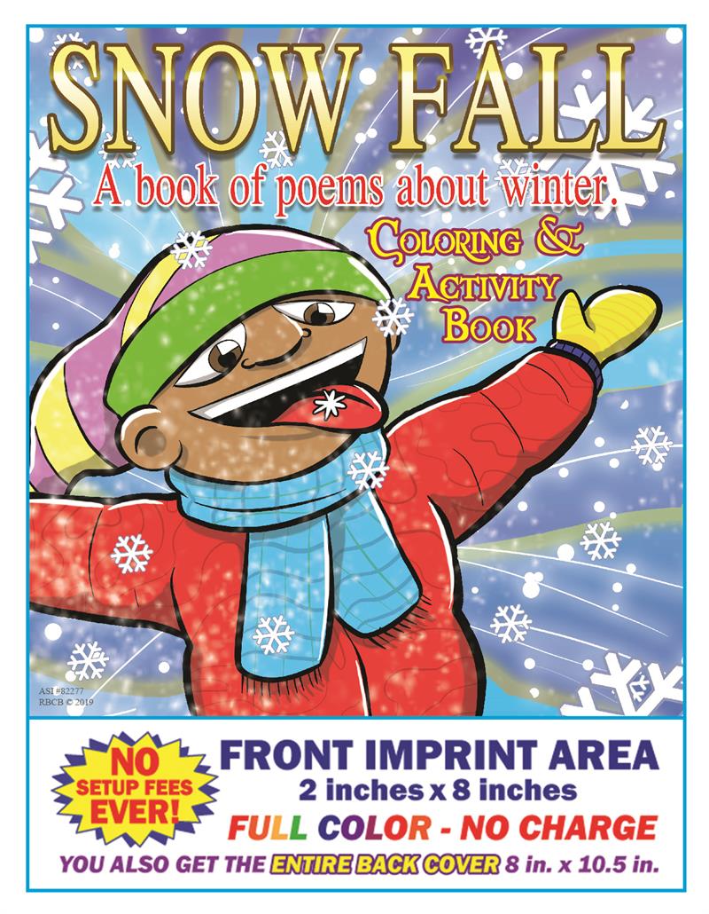 Snow Fall Imprint Coloring Book