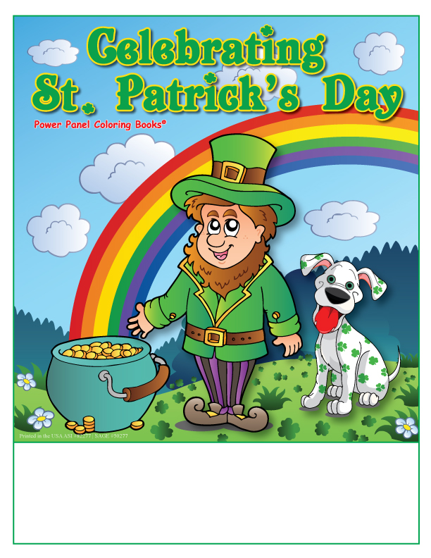 St Patrick's Day Imprint Coloring Book