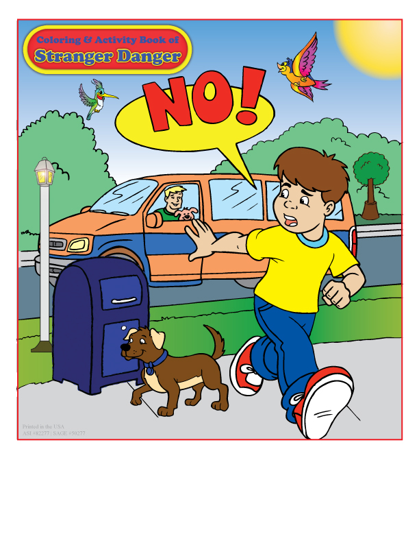 Stranger Danger Imprint Coloring Book