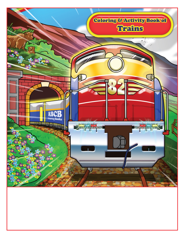 Trains 2 Imprint Coloring Book