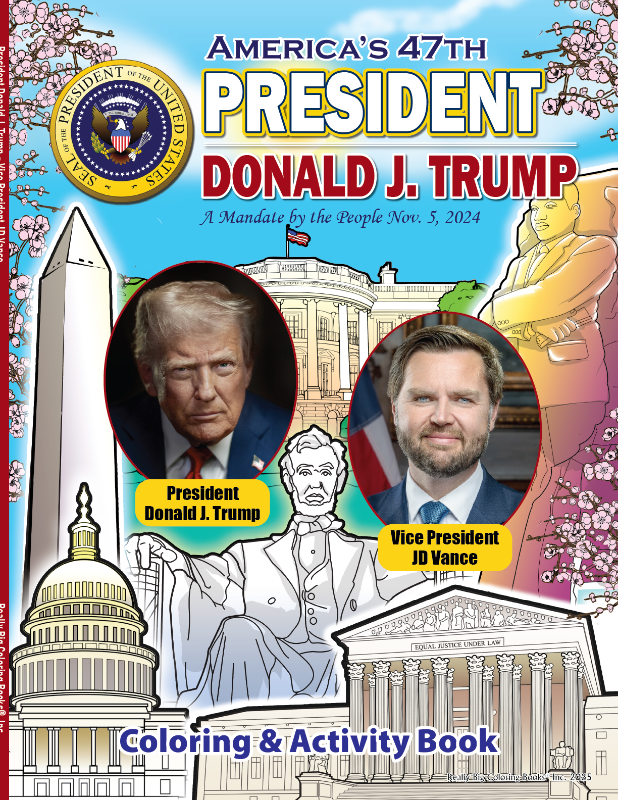 President Donald Trump Coloring Book