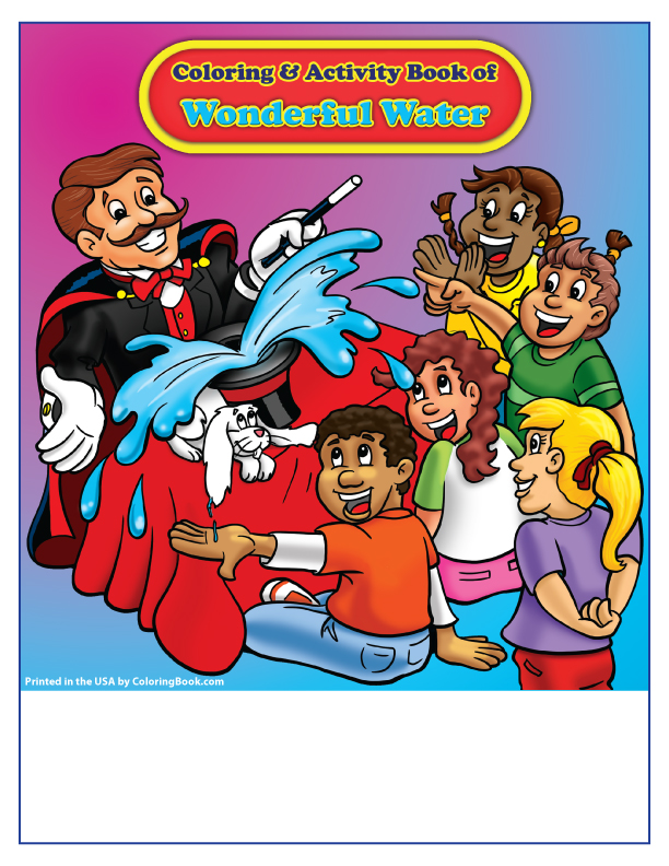 Wonderful Water Imprint Coloring Book