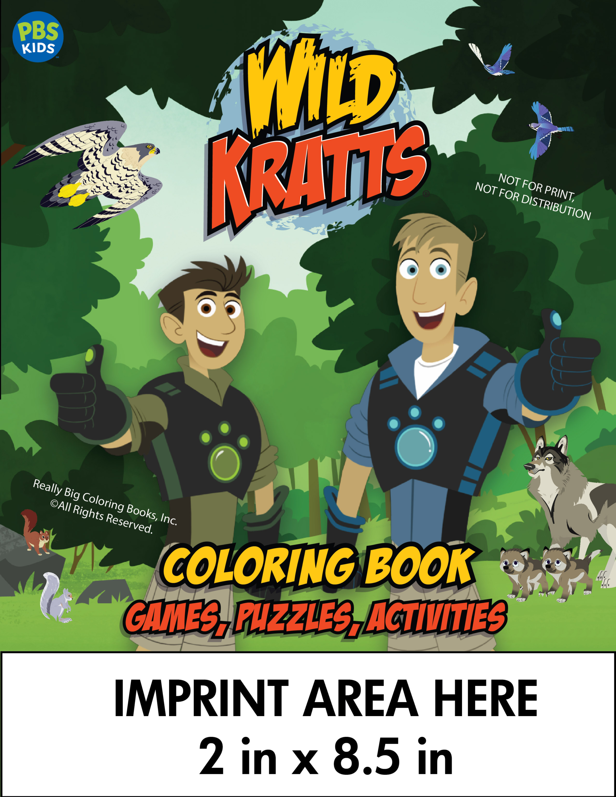 Wild Kratts OffIcial Imprint Coloring Book