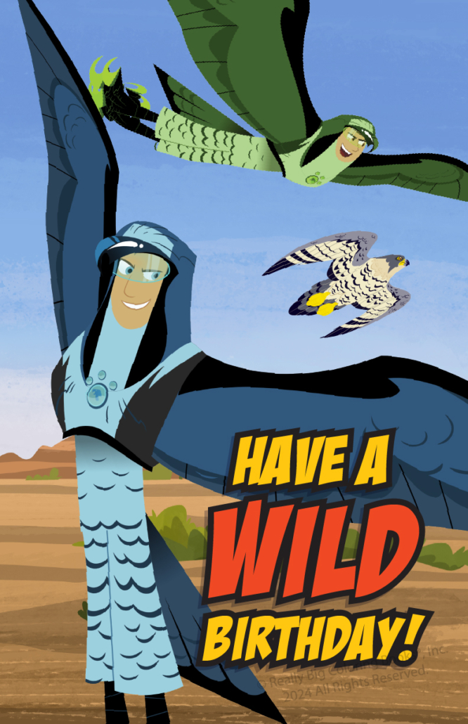Wild Birthday Awesome Friend Kratts Card