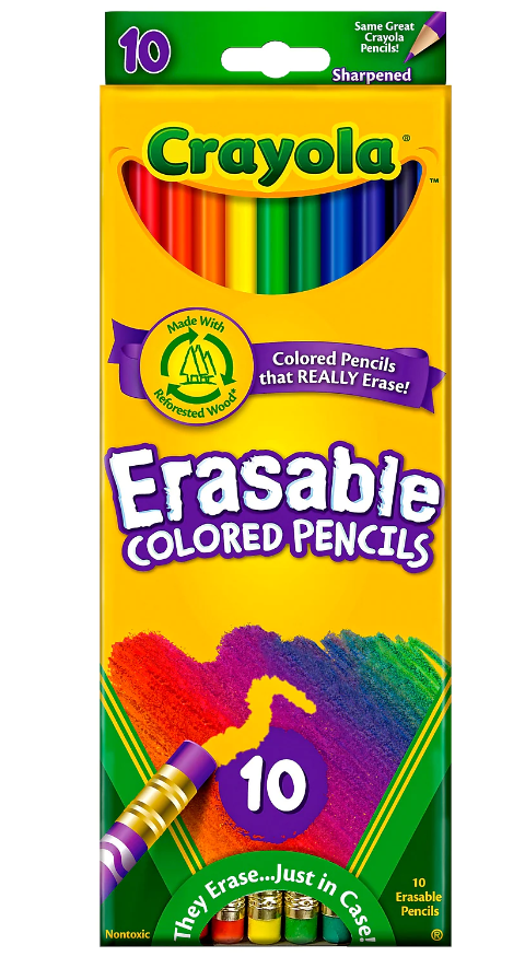 Crayola Erasable Colored Pencils