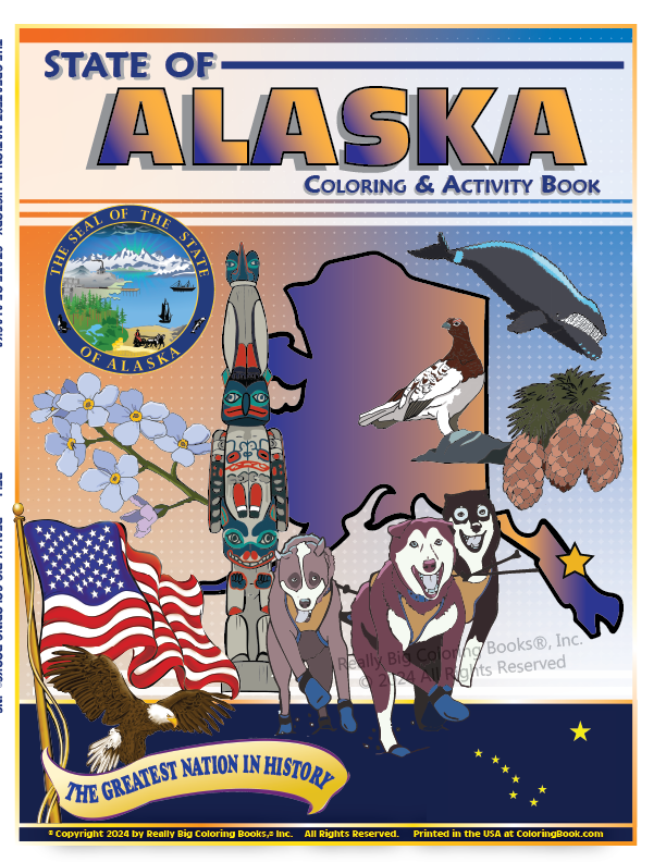 Alaska State Coloring Book