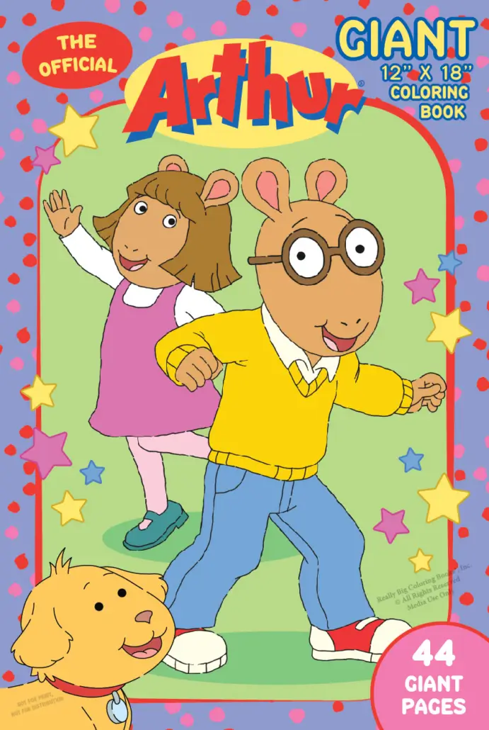 Arthur Giant Coloring Book 12 x 18