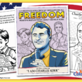 Charlie Kirk Freedom Coloring Book