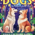 The highest quality Dogs Adult Coloring Book on the market.
