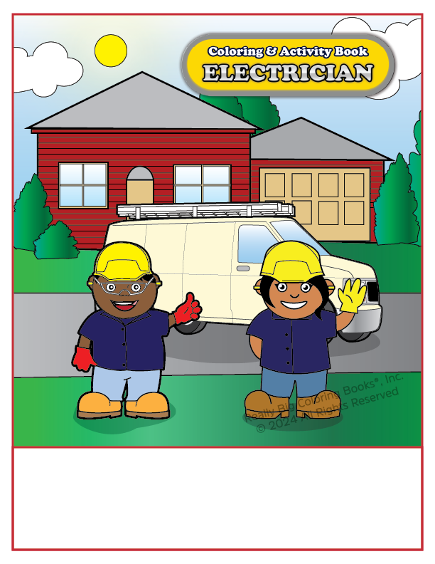 Electrician Imprint Coloring Book