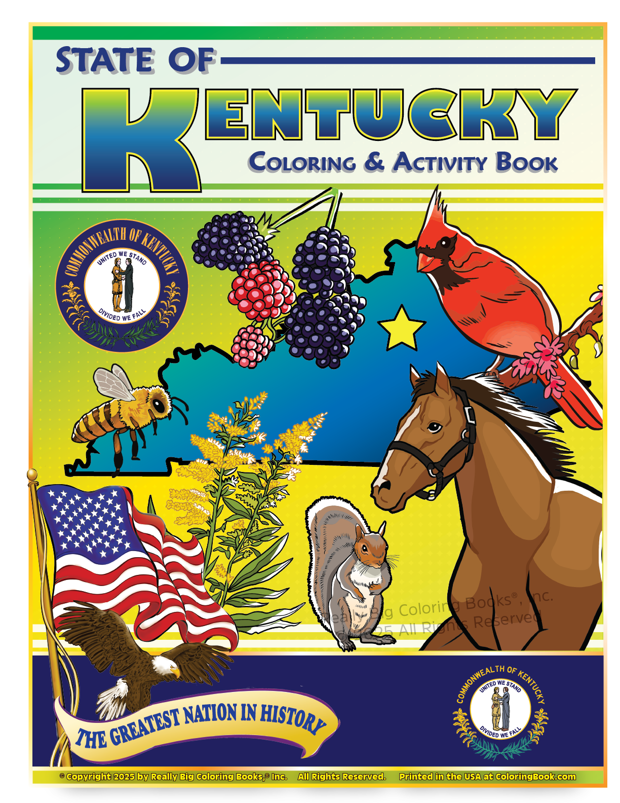 Kentucky State Coloring Books