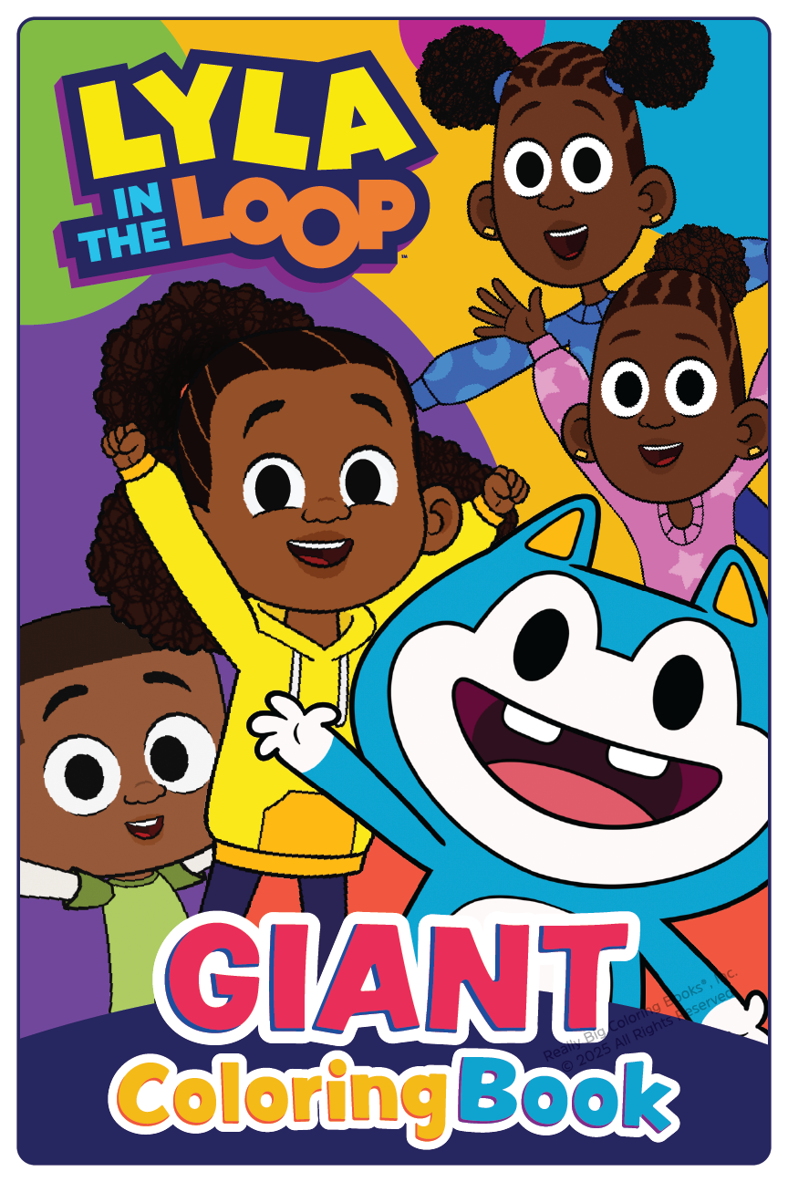 Lyla in the Loop Giant Coloring Book
