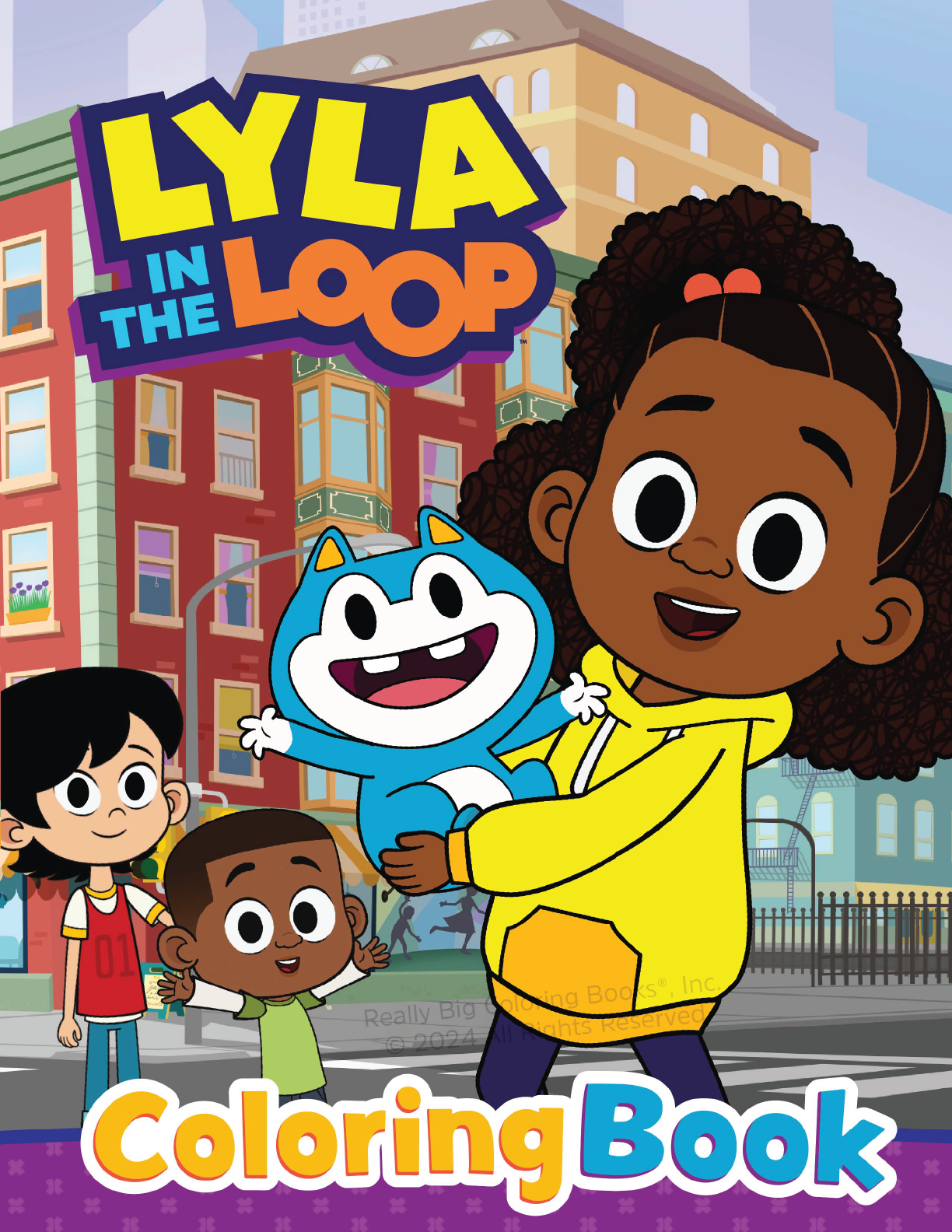 Lyla in the Loop official licensed coloring book.