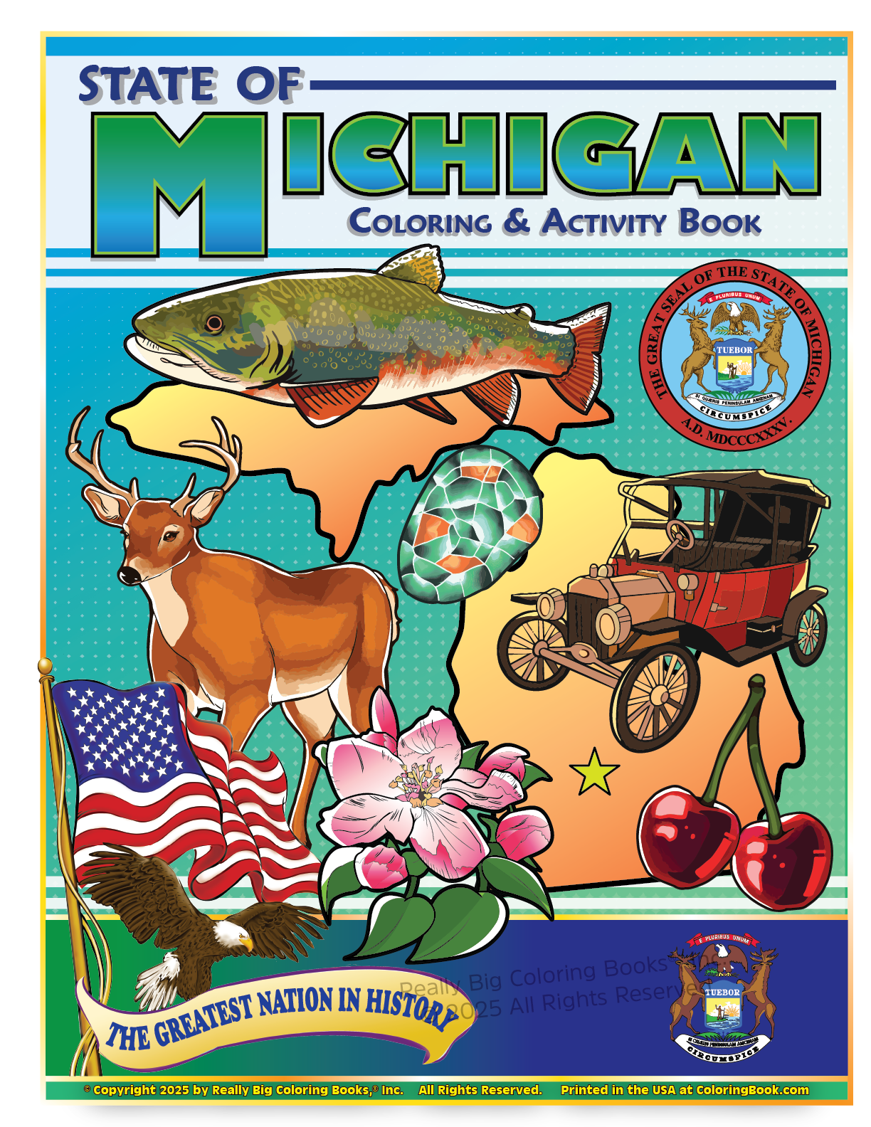 Michigan State Coloring Book
