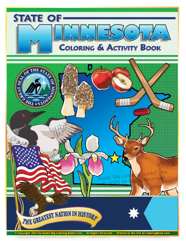 Minnesota State Coloring Book.