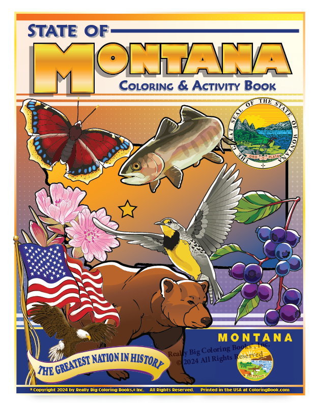 Montana State Coloring Book