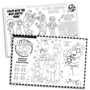 Coloring Books Featuring Characters from PBS KIDS® Shows