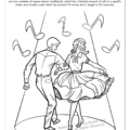 Texas State Coloring Book Dance
