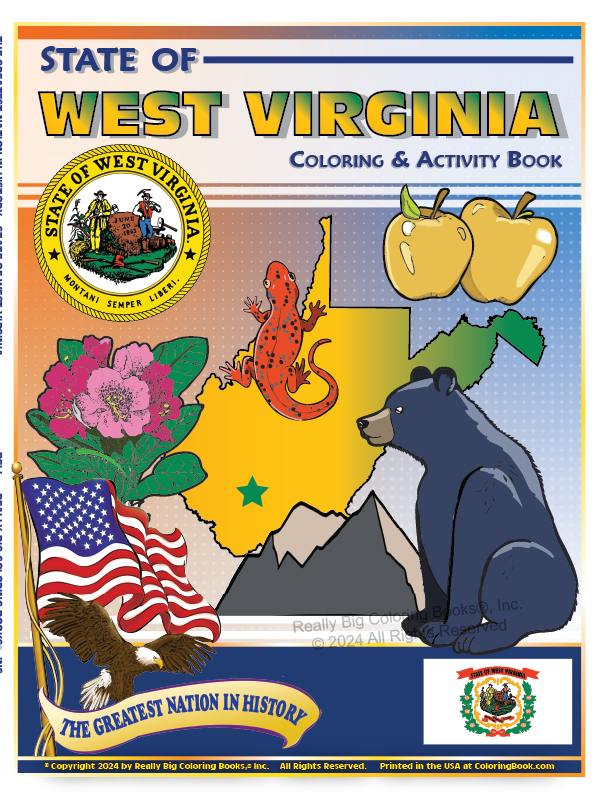 West Virginia State Coloring Book