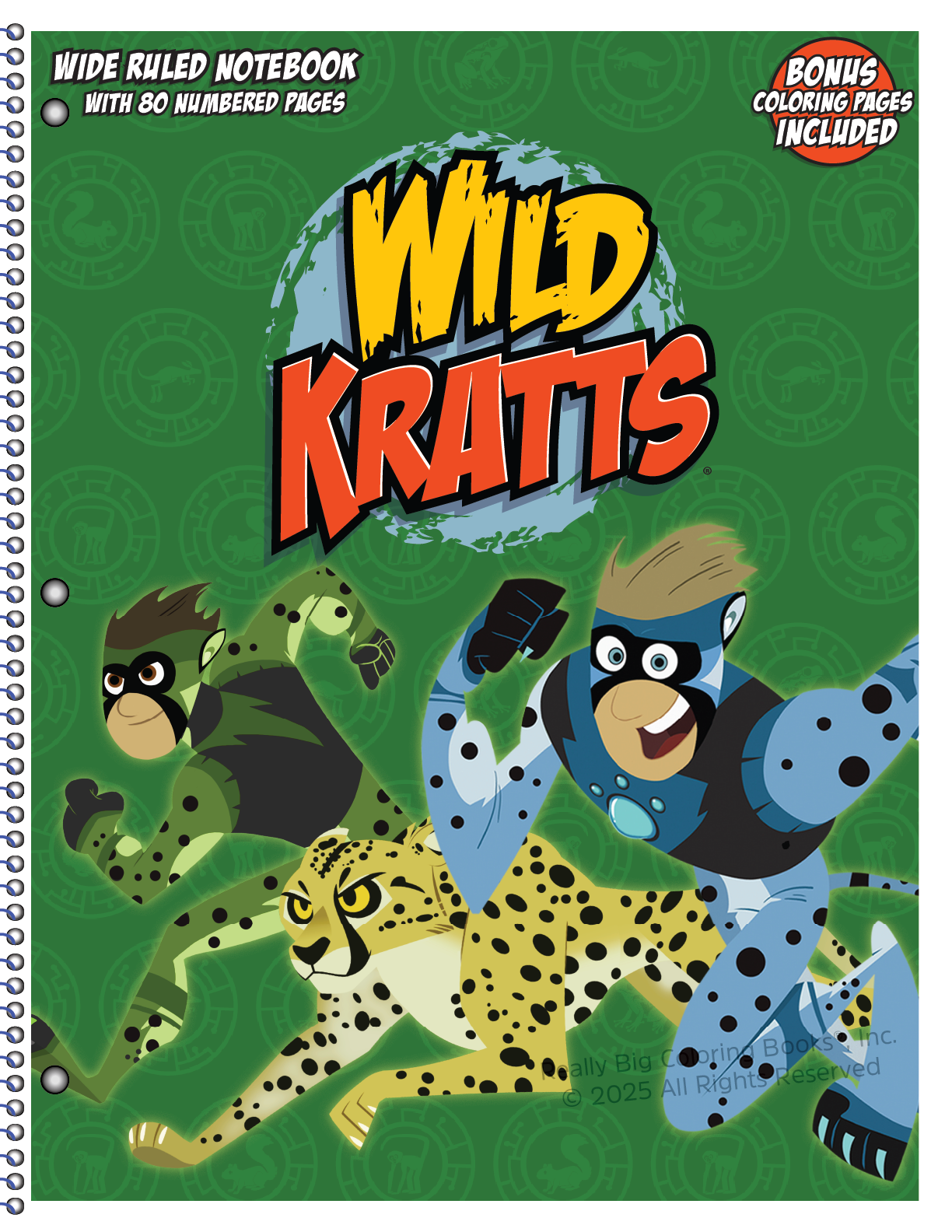 Chris and Martin Kratt 80 page notebook.